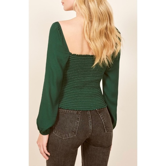 Reformation Reign Top in Emerald NWT - Picture 2 of 5